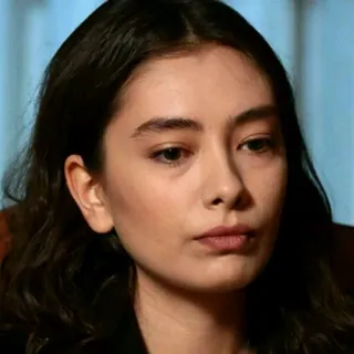 😐 女性, ポートレート, 顔, 人物 telegram sticker