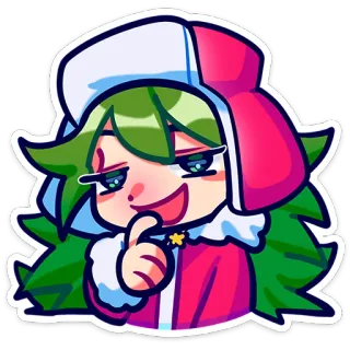 😅 Аниме, Мультфильм, Чиби, Персонаж, Милый telegram sticker