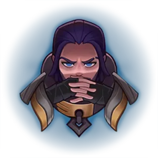 😠 Aphelios League of Legends aphelios, league of legends, lol, 비디오 게임, 캐릭터 telegram sticker