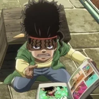 💚 Mohammed Avdol JoJo's Bizarre Adventure Anime, Jojos bizarre Abenteuer, Mohammed Avdol, Zeigen telegram sticker