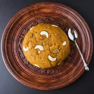 🍮 Halwa, indisches Dessert, Süßspeise, Essen, Dessert telegram sticker