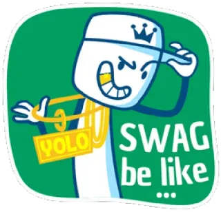 Be like Bond @stickersb2b telegram stickers