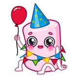 Marshmallow telegram stickers