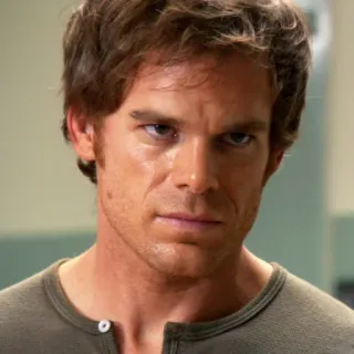 😑 Dexter Morgan Dexter Dexter, Dexter Morgan, Serial Killer, Showtime, Michael C. Hall, TV Show telegram sticker