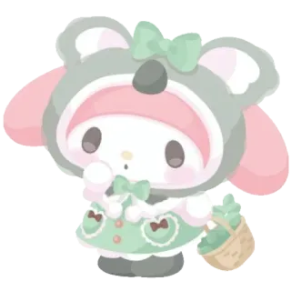 🌸 My Melody 마이멜로디, 산리오, 귀여운, 카와이, 캐릭터, 만화 whatsapp sticker