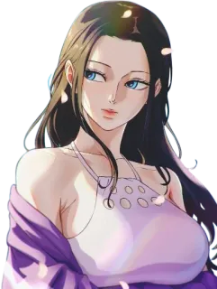 😎 Nico Robin One Piece anime, character, nico robin, one piece, fanart telegram sticker
