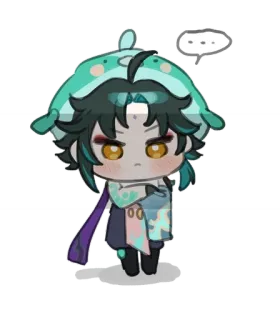 🌟 Xiao Genshin Impact Anime, Chibi, Karakter, Imut, Genshin Impact, Xiao telegram sticker