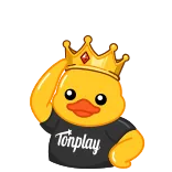 👑 Duck Tonplay duck, crown, king, yellow, tonplay, cute, salute telegram sticker