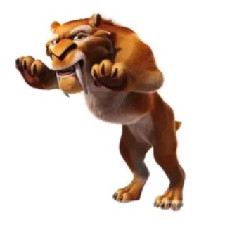 👀 Diego Ice Age Ледниковый период, Диего, саблезубый тигр, мультфильм, персонаж фильма telegram sticker
