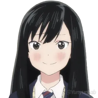 😚 Anime, Gadis, Seragam sekolah, Kartun, Lucu, Karakter telegram sticker