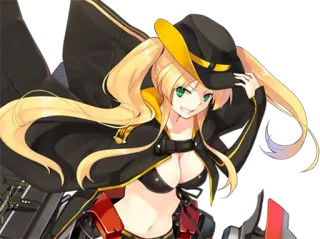 😃 Anime, Gadis, Militer, Kapal, Karakter telegram sticker