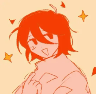 🤭 Anime, Kartun, Senyum, Karakter, Kawaii, Lucu telegram sticker