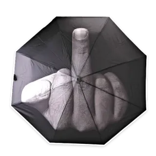 🖕 middle finger, offensive, umbrella, gesture telegram sticker