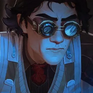 🧐 Heimerdinger Arcane professor, science, glasses, arcane, inventor telegram sticker