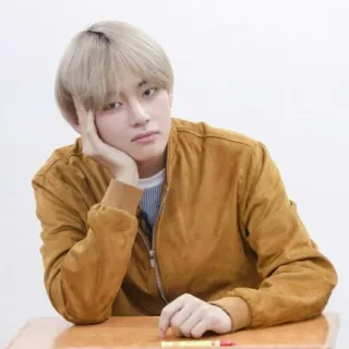 🌸 V V, BTS, Kpop, cantante, celebrità, idolo telegram sticker