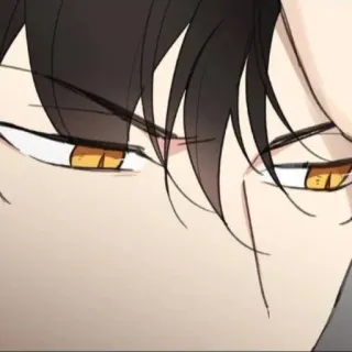 🐈‍⬛ Anime, Yeux, Personnage, Manga, Dessin whatsapp sticker