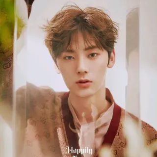 ☘ Happily Ever kpop, retrato, hombre, guapo, felices para siempre telegram sticker