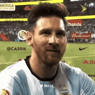 👍 Lionel Messi piłka nożna, argentyna, sportowiec, piłka nożna, sport telegram sticker