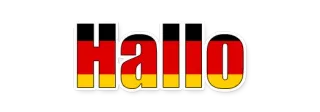 😄 Hallo niemiecki, niemcy, cześć, powitanie, flaga whatsapp sticker