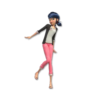 😀 Marinette Dupain-Cheng Miraculous: Tales of Ladybug & Cat Noir Marinette Dupain-Cheng, Miraculous Ladybug, Ladybug, Anime, Menina, Desenho animado telegram sticker