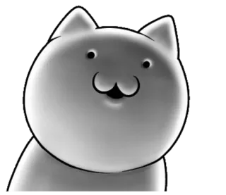 🙂 gato, dibujo animado, animal, lindo, sticker, meme whatsapp sticker