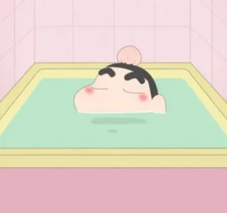 💈 Shin-chan Crayon Shin-chan 짱구, 크레용 신짱, 목욕, 애니, 만화 whatsapp sticker