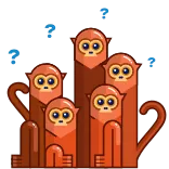 Movin’ Monkey telegram stickers