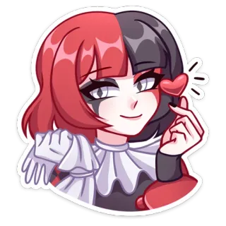 😘 Harley Quinn Harley Quinn, DC Comics, stiker, anime, kartun, perempuan, penjahat telegram sticker