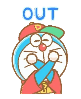 Doraemon's Animated Sports whatsapp stickers