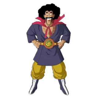 🤗 Mr. Satan Dragon Ball Z dragon ball z, mr satan, lutador, campeão, anime telegram sticker