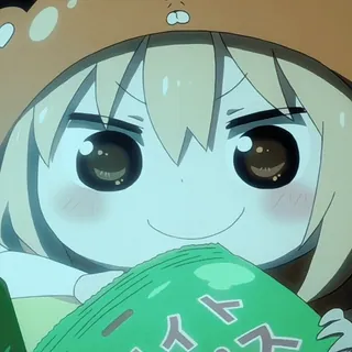🤤 Umaru Doma Himouto! Umaru-chan telegram sticker