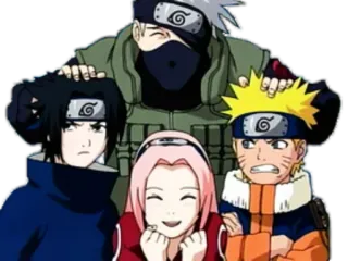 😅 Naruto anime, naruto, sasuke, sakura, kakashi, team 7 telegram sticker