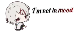 🙁 I'm not in mood telegram sticker