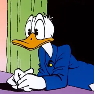 😐 Donald Duck Cartone animato, Disney, Paperino, Personaggio, Animato whatsapp sticker