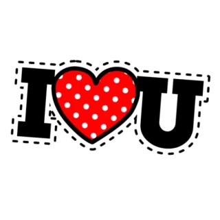 😘 trái tim, tình yêu, chấm bi, đỏ, dễ thương, lãng mạn, ngày lễ tình nhân telegram sticker