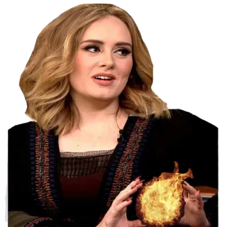 😏 Adele adele, cantora, celebridade, pop star telegram sticker