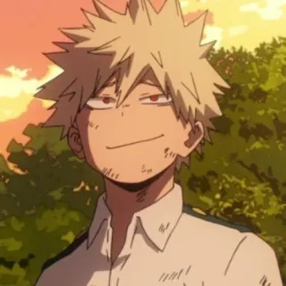 💥 Katsuki Bakugo My Hero Academia Anime, Mangá, Katsuki Bakugo, My Hero Academia, Personagem, Fanart, Ilustração telegram sticker