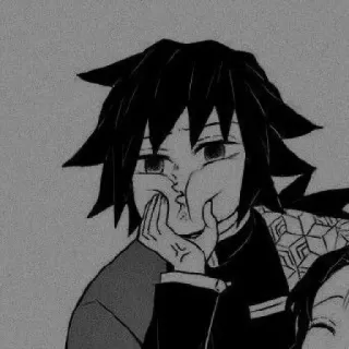 🅱 Giyu Tomioka Demon Slayer Anime, Demon Slayer, Manga, Giyū Tomioka whatsapp sticker