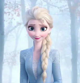 👾 Elsa Frozen Elsa, Frozen, Disney, princesa, reina, hielo telegram sticker