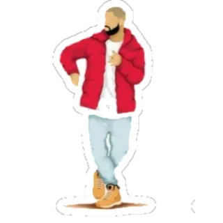 🕺 Drake Drake, Rapper, Sänger, Promi, Musik telegram sticker