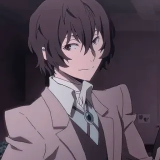 🐾 Osamu Dazai Bungo Stray Dogs Anime, Osamu Dazai, Bungo Stray Dogs, Charakter, Japanische Animation telegram sticker