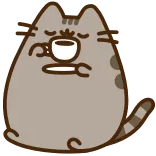 Pusheen the Cat @TgEmojis telegram emojis ☕