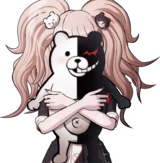 😝 Junko Enoshima Danganronpa Anime, Ragazza, Monokuma, Danganronpa, Junko Enoshima telegram sticker