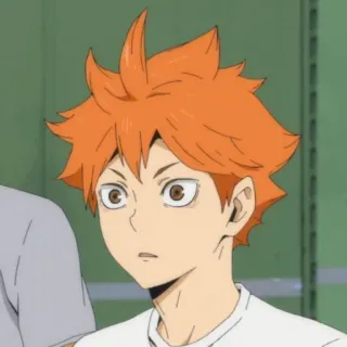☀️ Hinata Shoyo Haikyuu!! anime, haikyuu, hinata shoyo, sports, volleyball telegram sticker