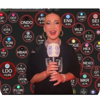 📱 Olga Buzova ROCKET MAG telegram sticker