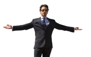 Robert Downey Jr telegram stickers