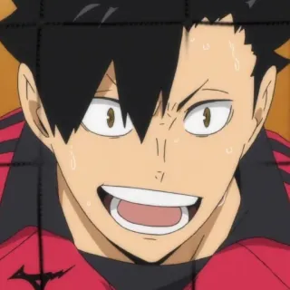 🥇 Kuroo Tetsurou Haikyuu!! Anime, Haikyu!!, Kuroo, Volley-ball, Sport, Manga whatsapp sticker
