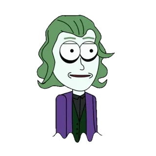 😍 Joker Joker, kartun, penjahat, DC Comics, karakter telegram sticker