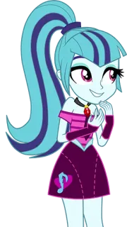 😅 Sonata Dusk My Little Pony: Equestria Girls การ์ตูน, อนิเมะ, ผู้หญิง, Equestria Girls, Sonata Dusk, My Little Pony telegram sticker