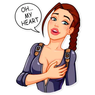 Tomb Raider telegram stickers